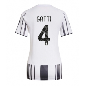 Billige Fotballdrakt Juventus Federico Gatti #4 Replika Hjemmedrakt Dame 2025-26 Kortermet
